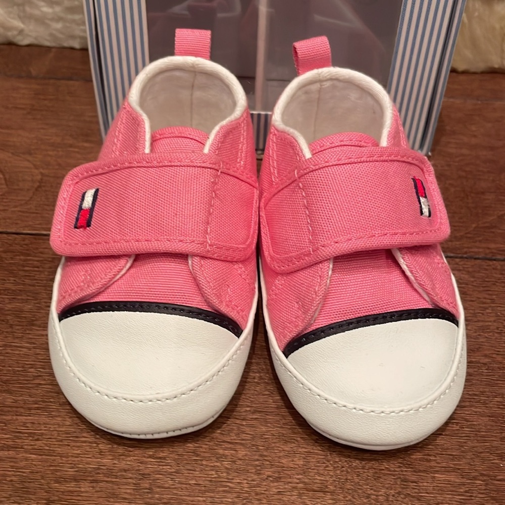 Tommy Hilfiger Pink Crib Shoes NEW